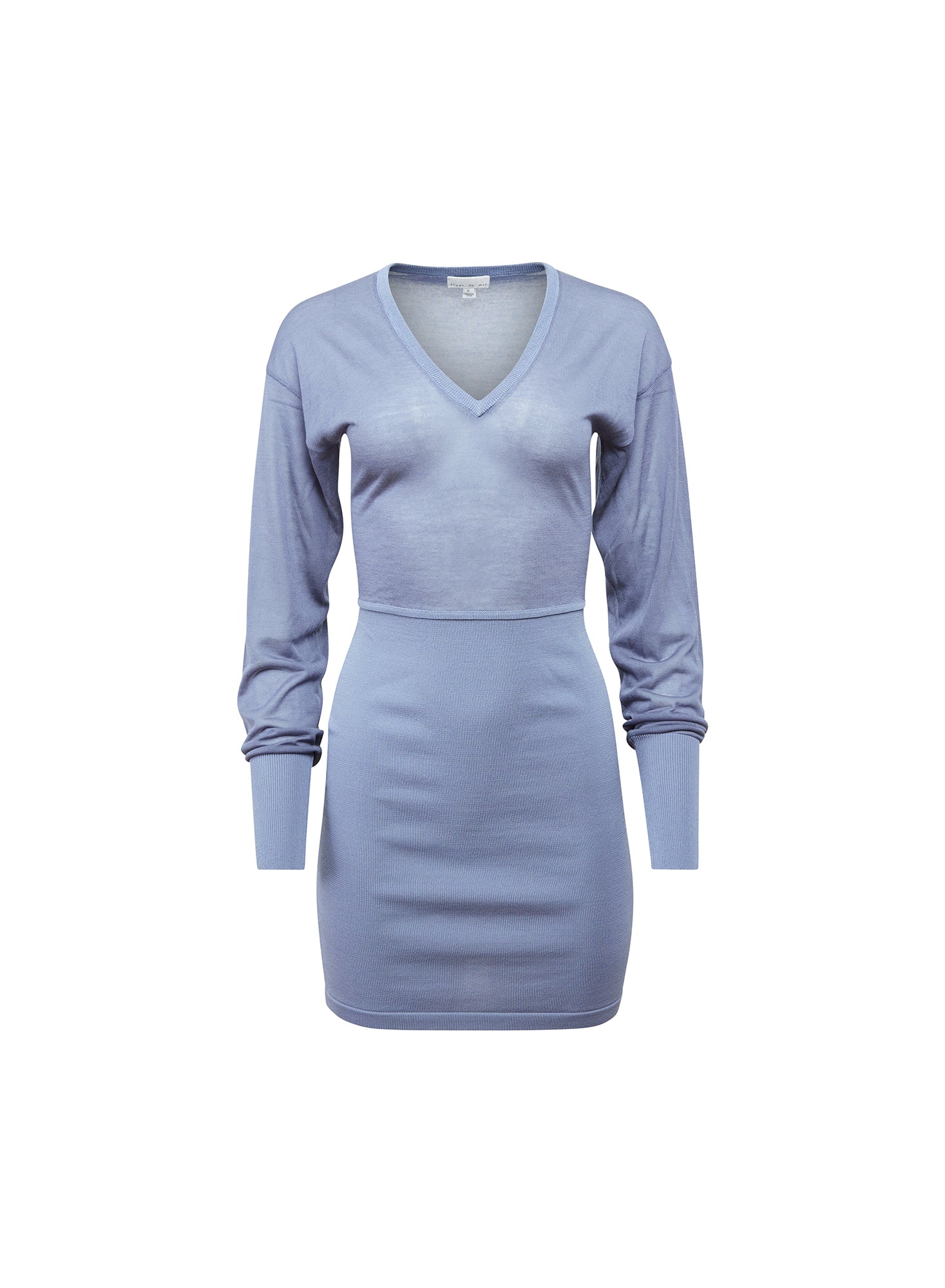 Charcoal Blue Kate Mini Dress | Fleur du Mal