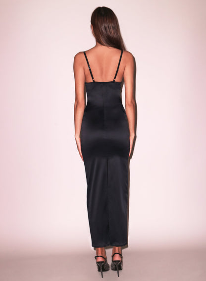 Black Seduce-U Plunge Dress | Fleur du Mal