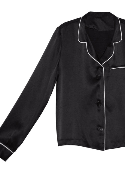 Black Fleur PJ Top | Fleur du Mal